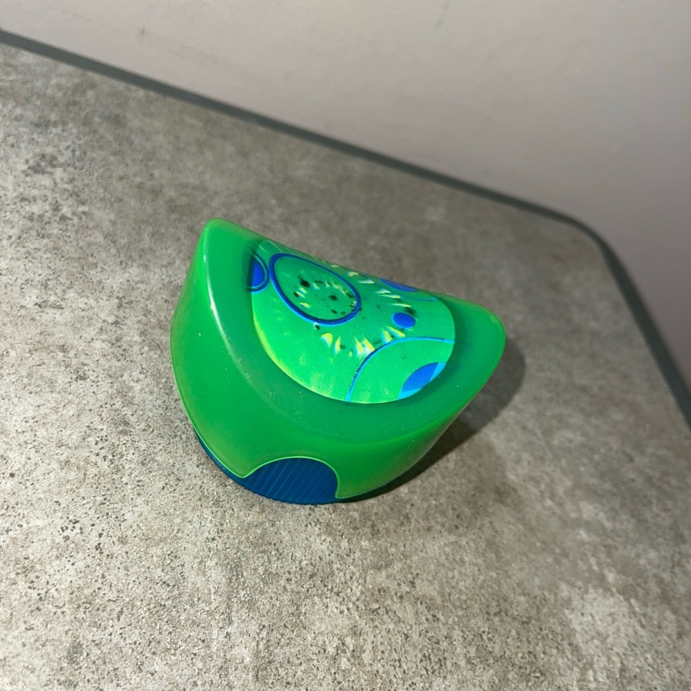 Vintage Light Blue-Green Pringles Chip Container-Once You Pop The Fun Won't Stop